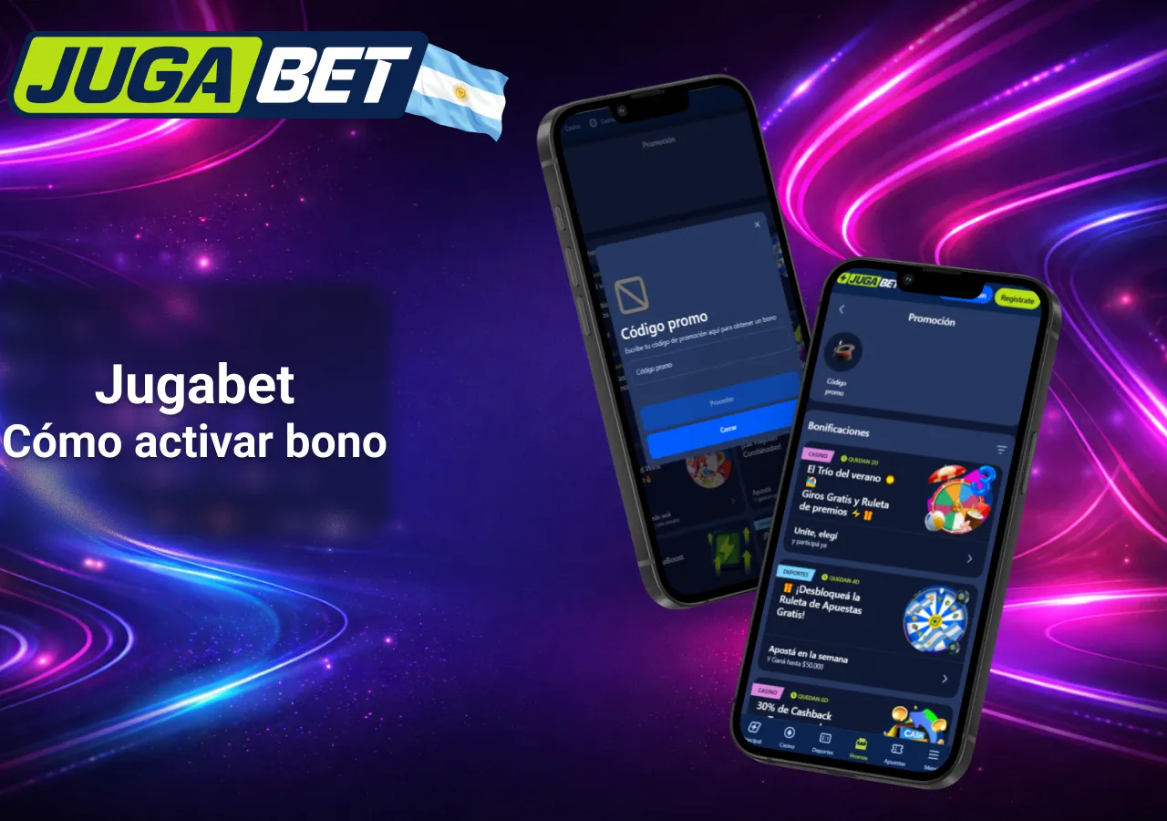 Jugabet Argentina cómo activar un bono paso a paso en la app y casino online oficial